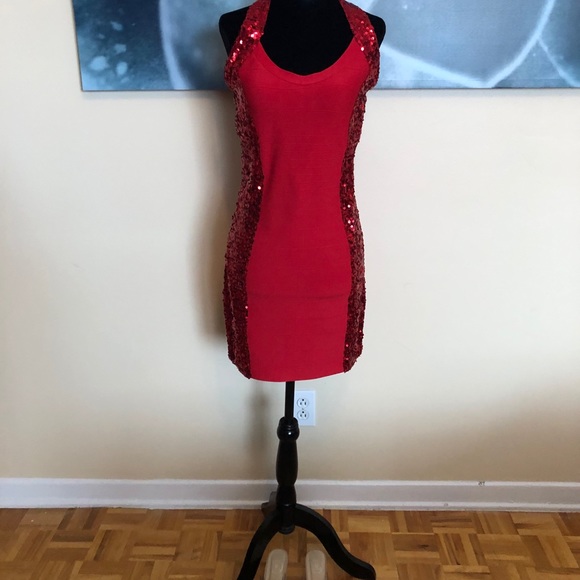 GUESS sequin mirage dress - Picture 3 of 12